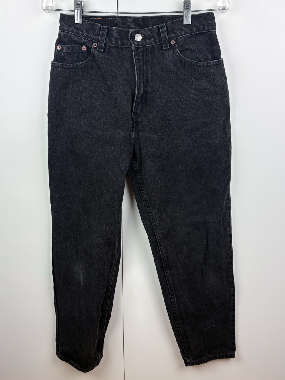 Levis Vintage 90s 550 Relaxed Fit Tapered Leg Jean Rigid Cotton Mom Black
